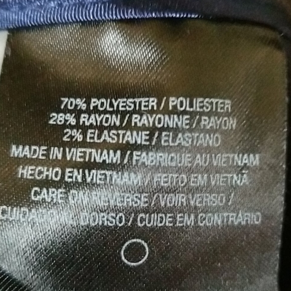 Tahari TERRY Stretch Poly Blend Straight Leg Pants Trousers - Picture 12 of 13